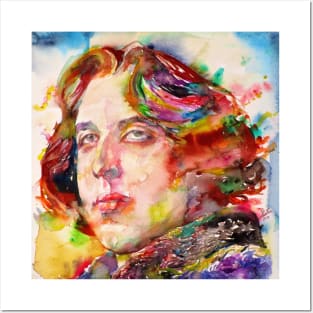 OSCAR WILDE watercolor portrait .15 Posters and Art